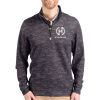 Cutter & Buck Traverse Camo Print Stretch Quarter Zip Mens Big and Tall Pullover Thumbnail