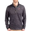 Cutter & Buck Traverse Camo Print Stretch Quarter Zip Mens Big and Tall Pullover Thumbnail