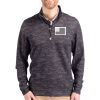 Cutter & Buck Traverse Camo Print Stretch Quarter Zip Mens Big and Tall Pullover Thumbnail