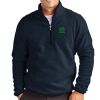Cutter & Buck Cascade Eco Sherpa Fleece Mens Big & Tall Quarter Zip Jacket Thumbnail